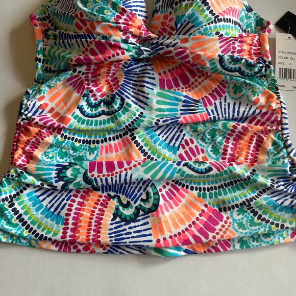 La Blanca Women's Over The Shoulder Tankini Swimsuit TOP ONLY *NEW* Size 6 - Picture 6 of 14